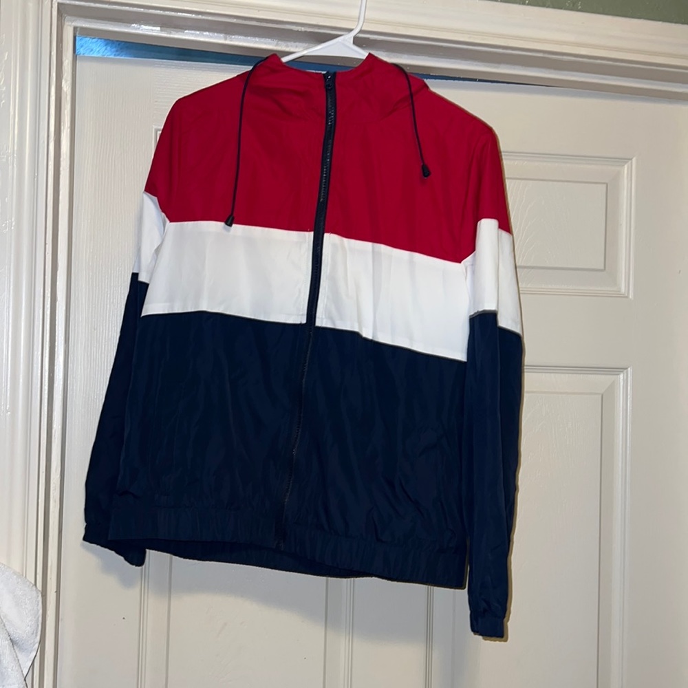 Colorblock windbreaker